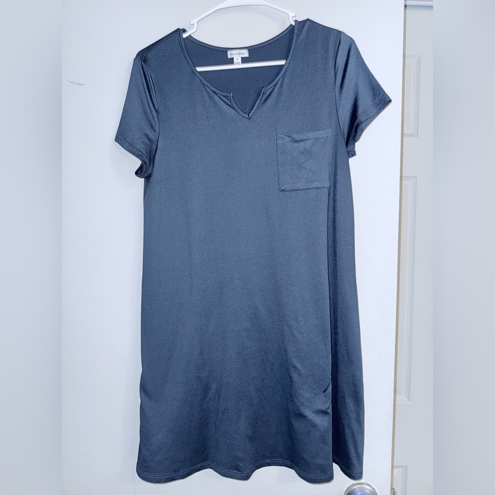 Love, Fire Navy Midi Dress